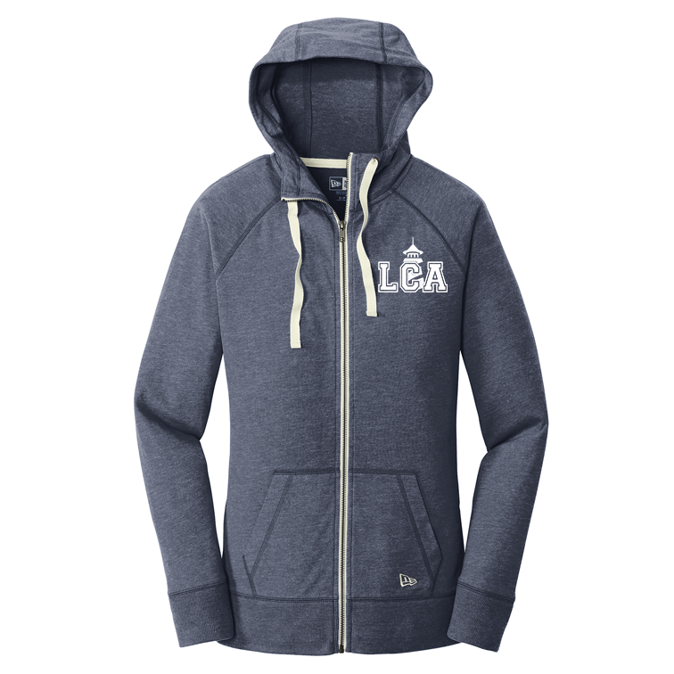 Ladies Sueded Cotton Full-Zip Hoodie