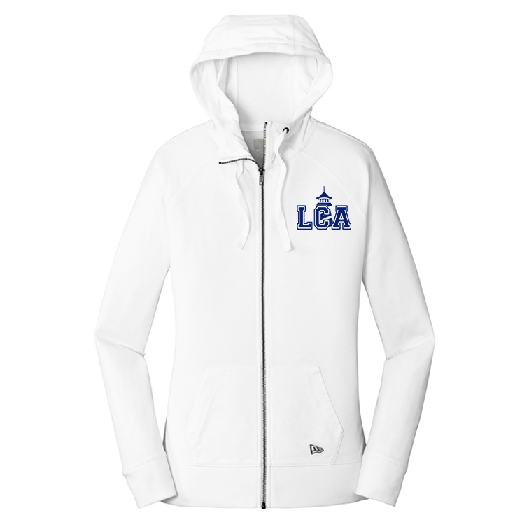 Ladies Sueded Cotton Full-Zip Hoodie