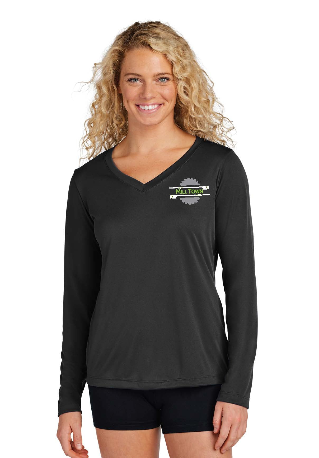 Mill Town Women's Long Sleeve Tech Tee