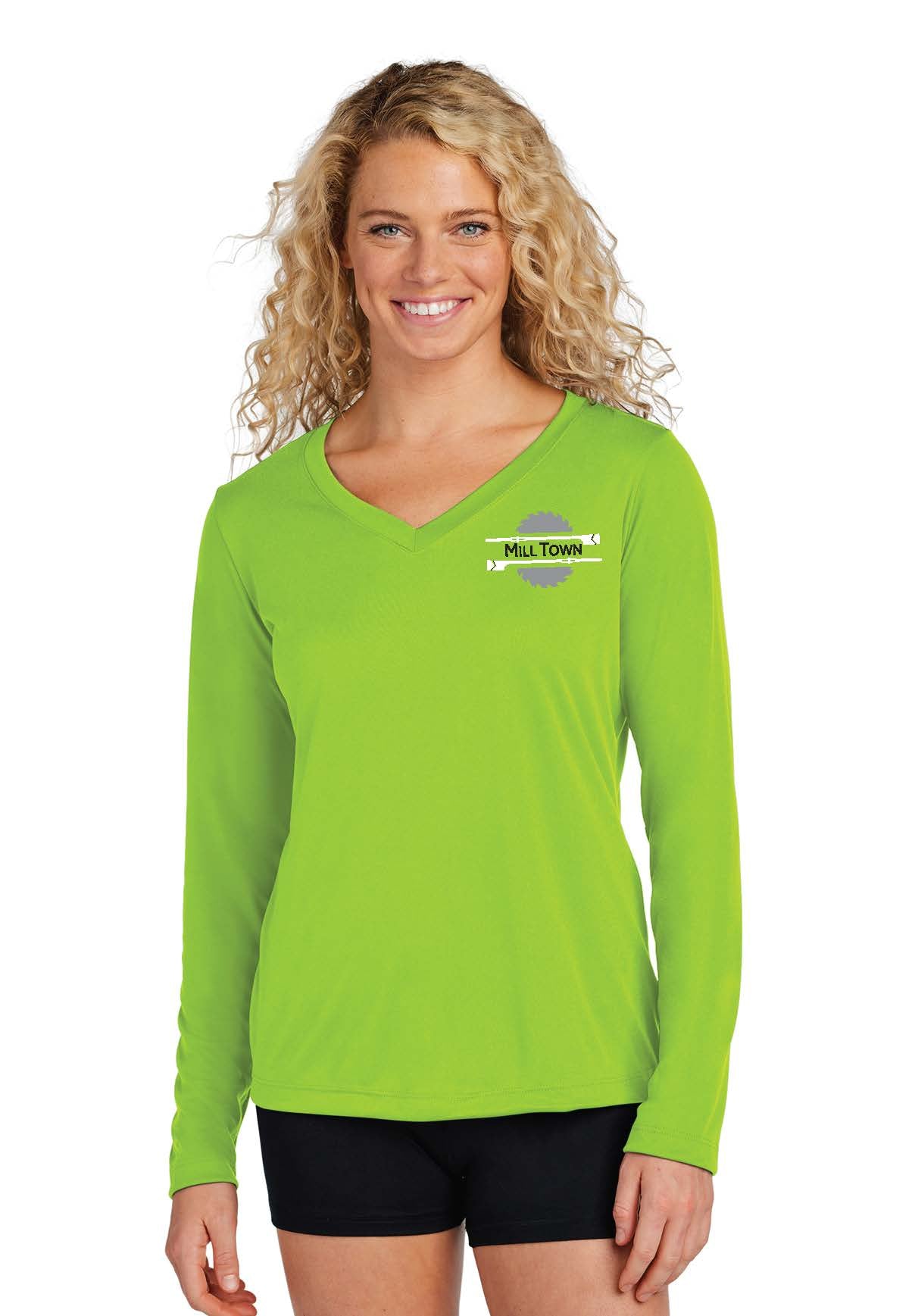 Mill Town Women's Long Sleeve Tech Tee