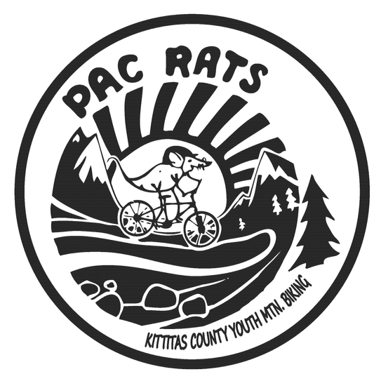 Pac Rats Car Decal - 4 Inch
