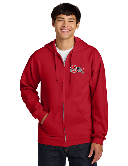 Unisex Zip Up Cotton Hoodie